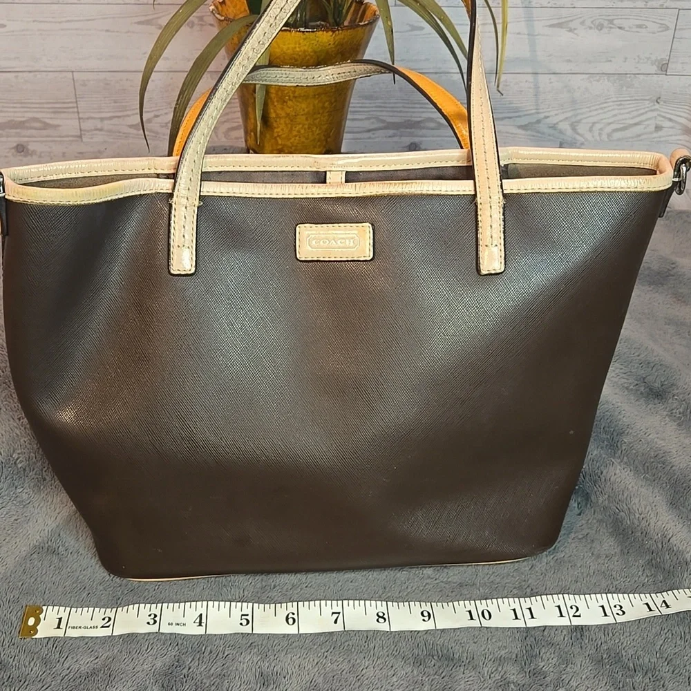 Coach Park Metro Saffiano Leather Tote Bag